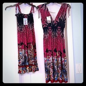 Set of 2 sundresses/bathing suit cover-up, New